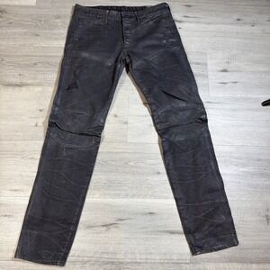 G-Star‎ RAW 5620 3D Tapered Jeans 33x34 Black Distressed